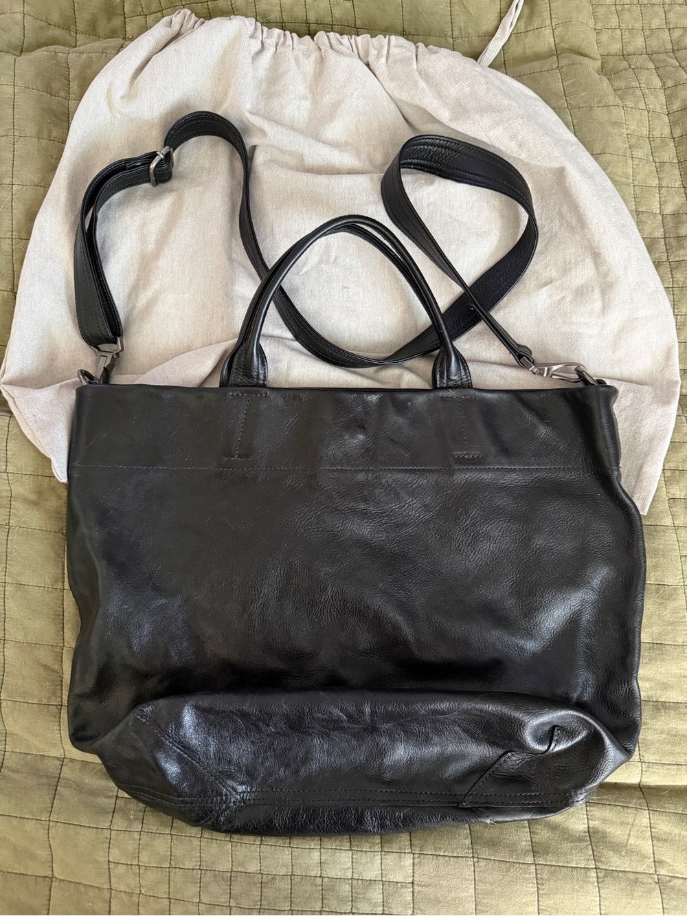 Rough and Tumble Jade Tote